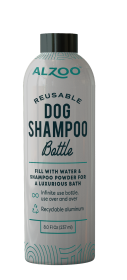 Sustainable Infinite use Alzoo bottle. Use with stick pouch