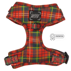Adjustable Harness (Color: Deck the Paws, size: Xlarge)