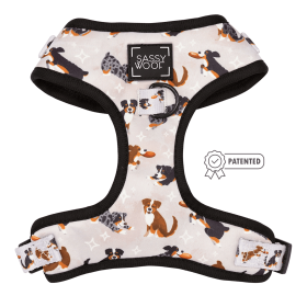 Adjustable Harness (Color: Too Much Auss, size: medium)