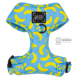 Adjustable Harness (Color: Peeling Sassy, size: Xsmall)