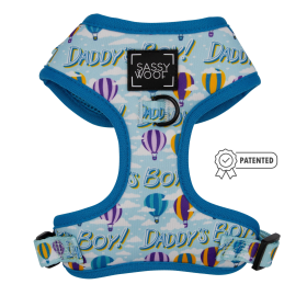 Adjustable Harness (Color: Daddy's Boy, size: Xlarge)