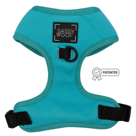 Adjustable Harness (Color: Neon Blue, size: XXsmall)