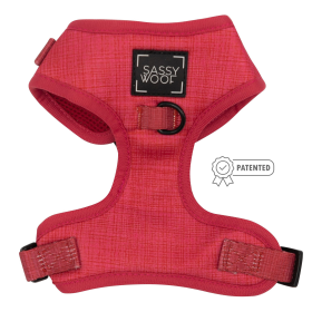 Adjustable Harness (Color: Merlot, size: large)