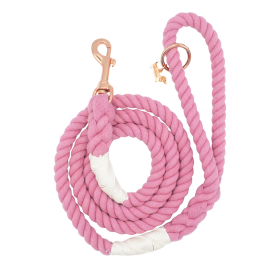 Rope Leash (Color: Pink, size: 5 Feet)