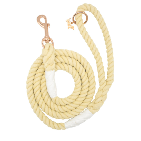 Rope Leash (Color: Yellow, size: 5 Feet)