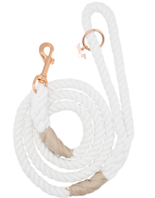 Rope Leash (Color: White, size: 5 Feet)
