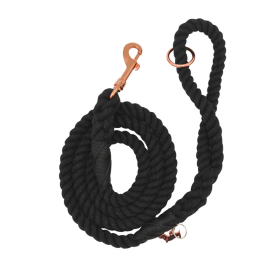 Rope Leash (Color: Black, size: 5 Feet)