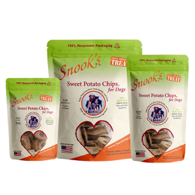 Sweet Potato Dog Chips - Soup bone shaped (size: 1lb)